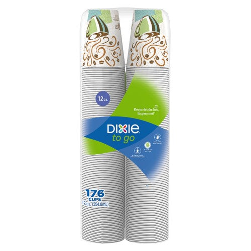 Dixie to Go Insulated Paper Cups 12 Ounce (176 Count) - Bellso